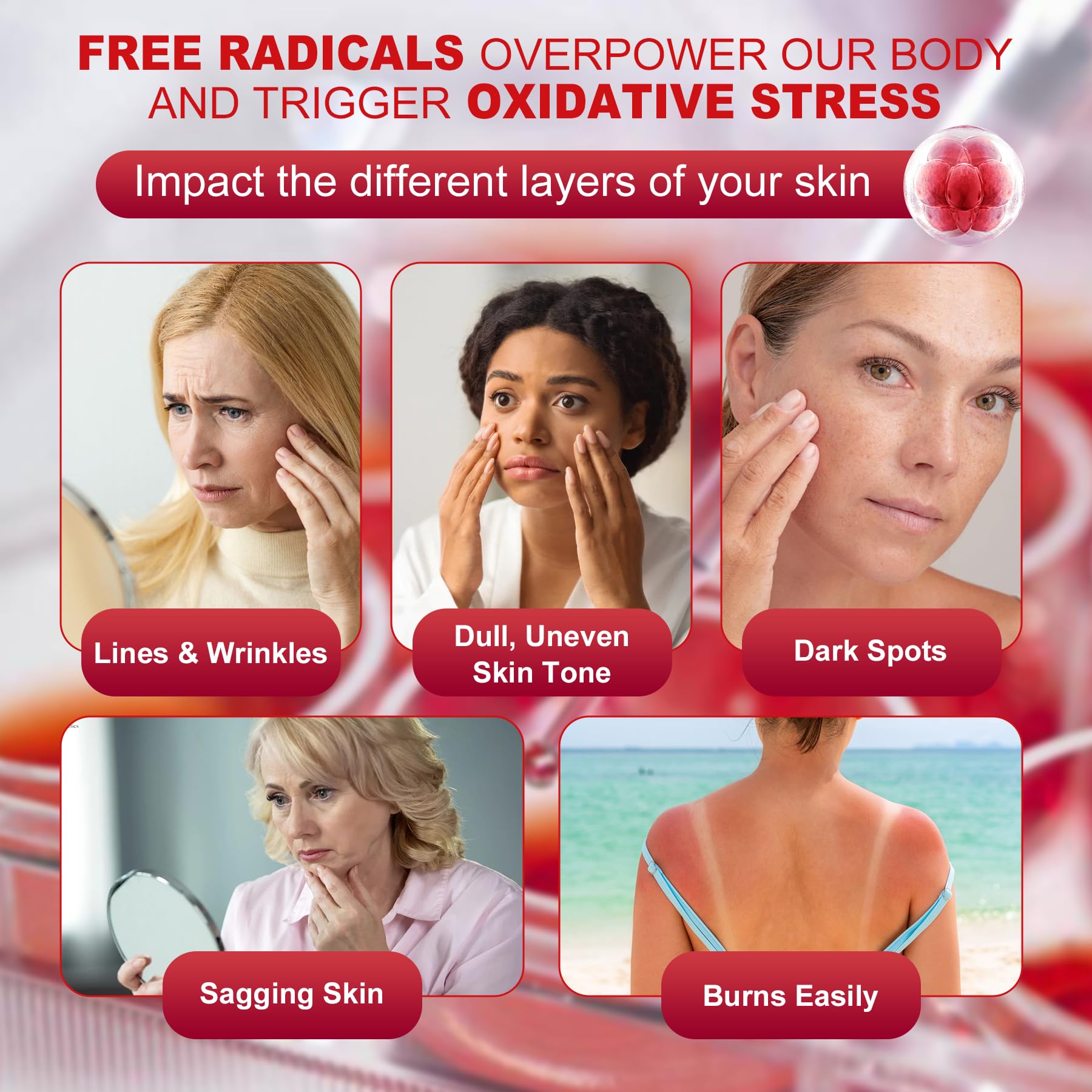 Astaxanthin Supplements 24mg, 5 Month Supply - Coconut MCT Oil, Fresh Microalgae Source w/Grape Seed Oil, Ashwagandha - Antioxidants for Healthy Skin, Eyes, Aging - Non-GMO & Gluten Free, 150 Softgels - Image 8