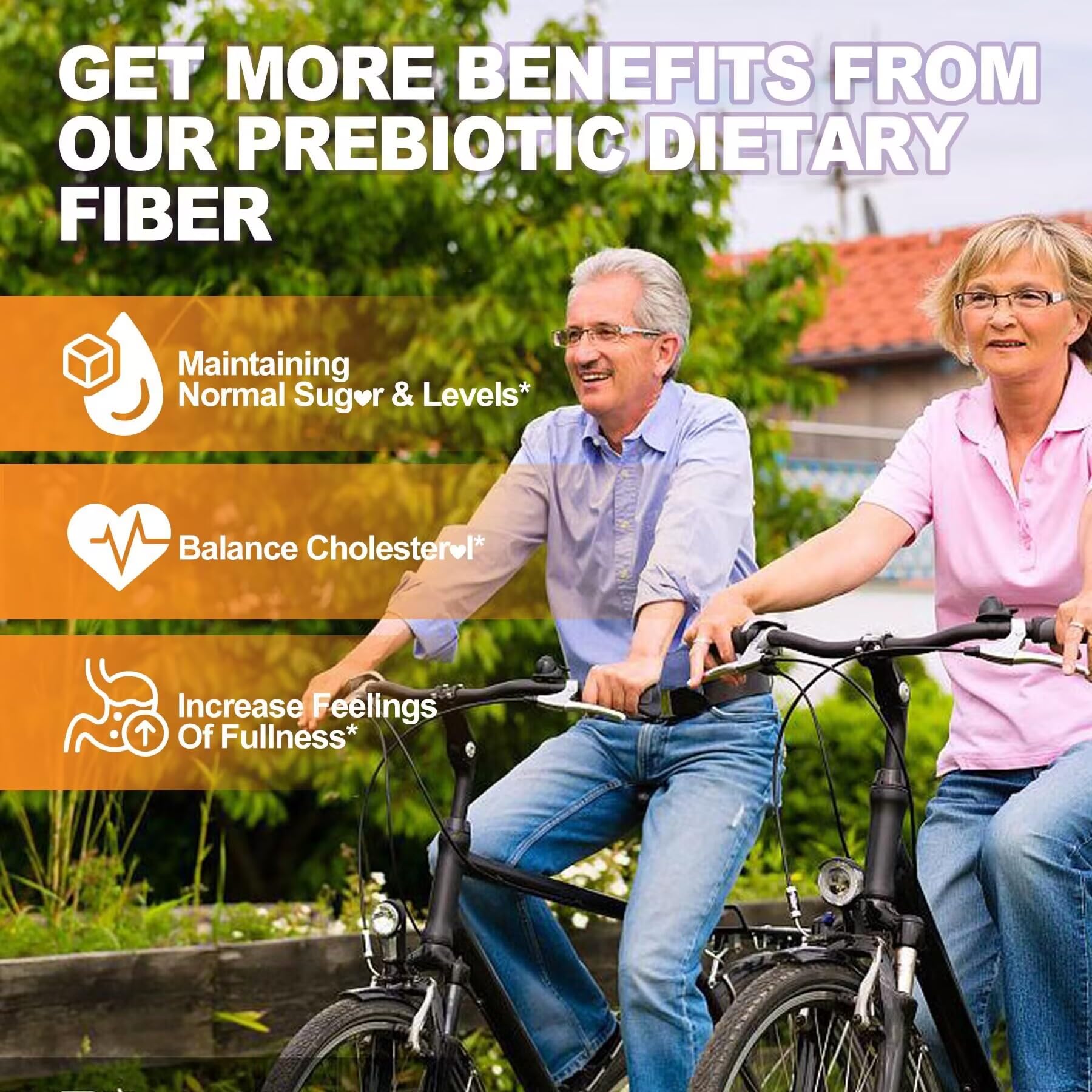 Fiber Gummies for Adults with Psyllium Husk, 7G(Soluble + Insoluble) Daily Prebiotic Fiber with Inulin, FOS, Guar Gum, Multivitamins for Daily Digestive Health, Regularity Support,Sugar Free,Pack of 2 - Image 6