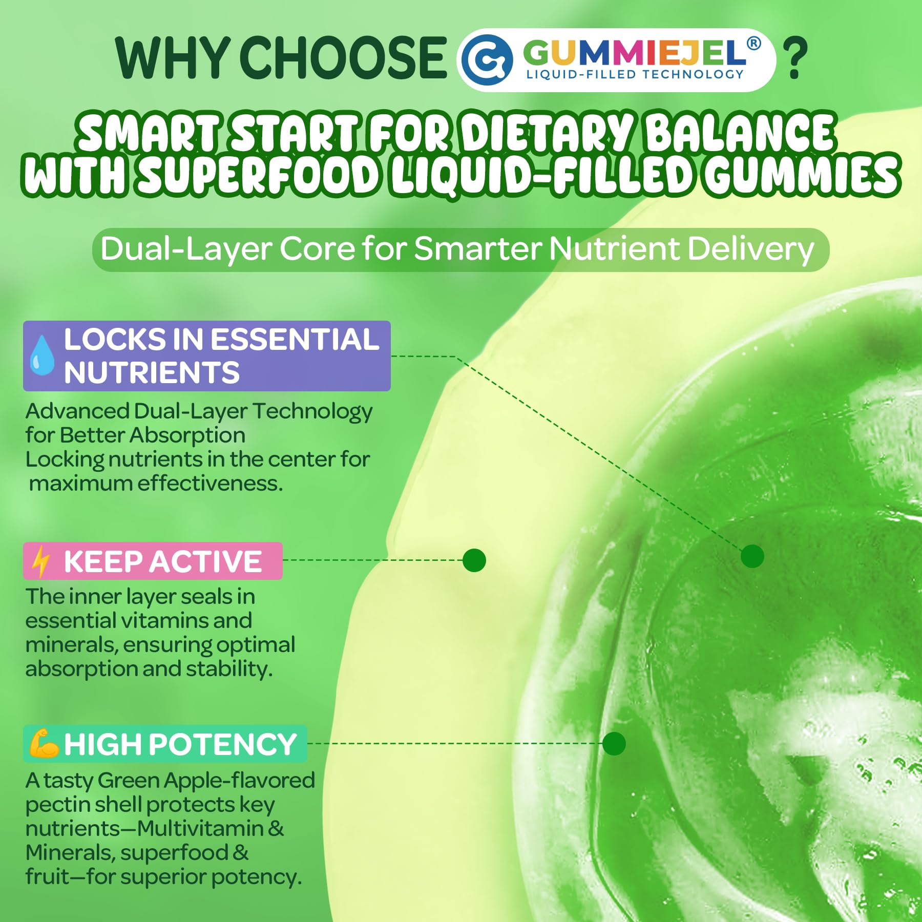 NEVISS Kids 4+ & Teens Super Greens 40-in-1 Gummies w/Multivitamin, Omega3 Iron, D3K2, Picky Eater Organic Super Fruits Veggies Superfood Gummy, Mushroom, Lutein | Immune Bone Brain Energy, Sugar Free - Image 7