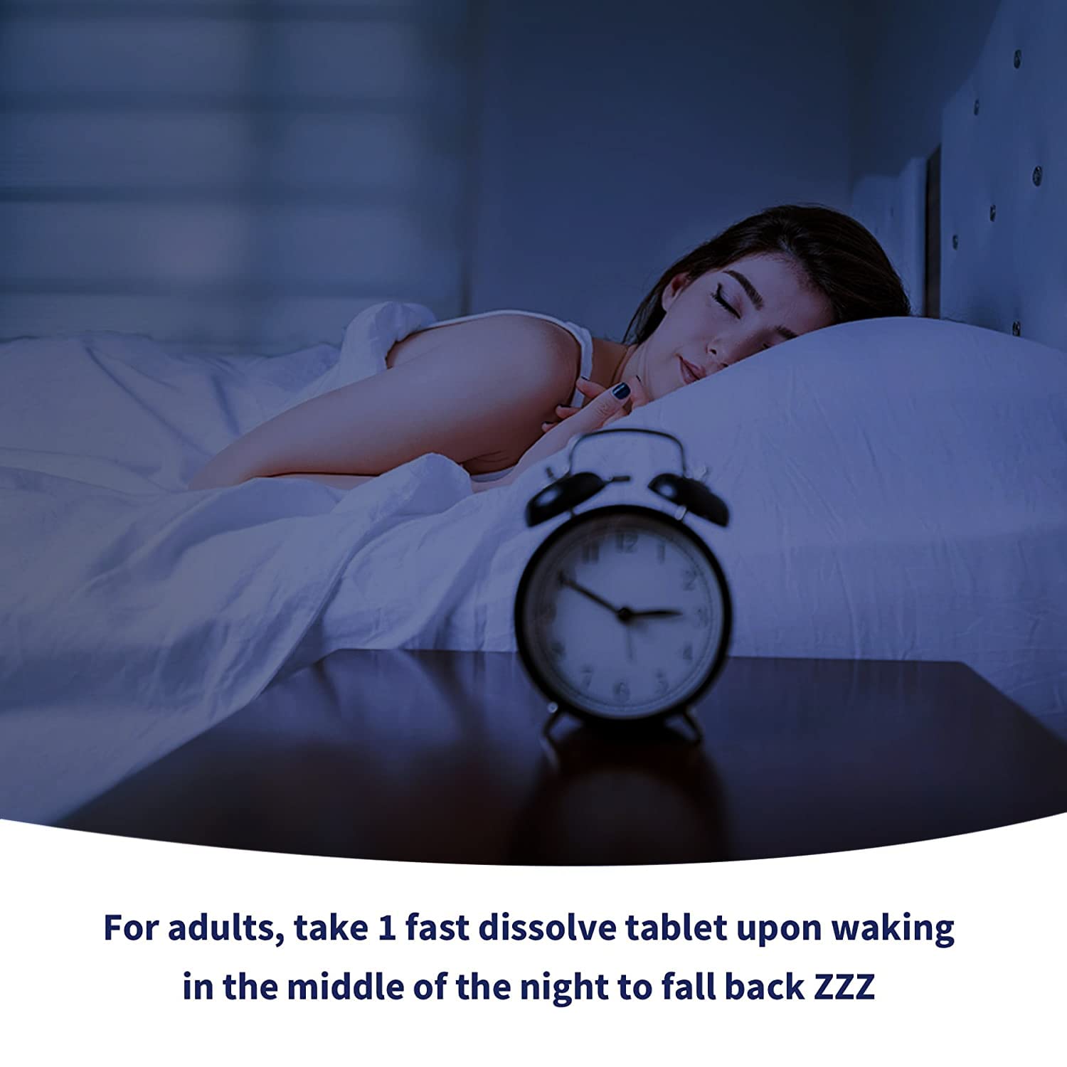 NEVISS Melatonin 50 mg for Adults - Extra Strength 9-in-1 Fast Dissolve Sublingual - High Dose with Magnesium Glycinate, Vitamin D3, Ashwagandha, Lemon Balm, Chamomile, Sugar Free,Vegan 120 Tablets - Image 8