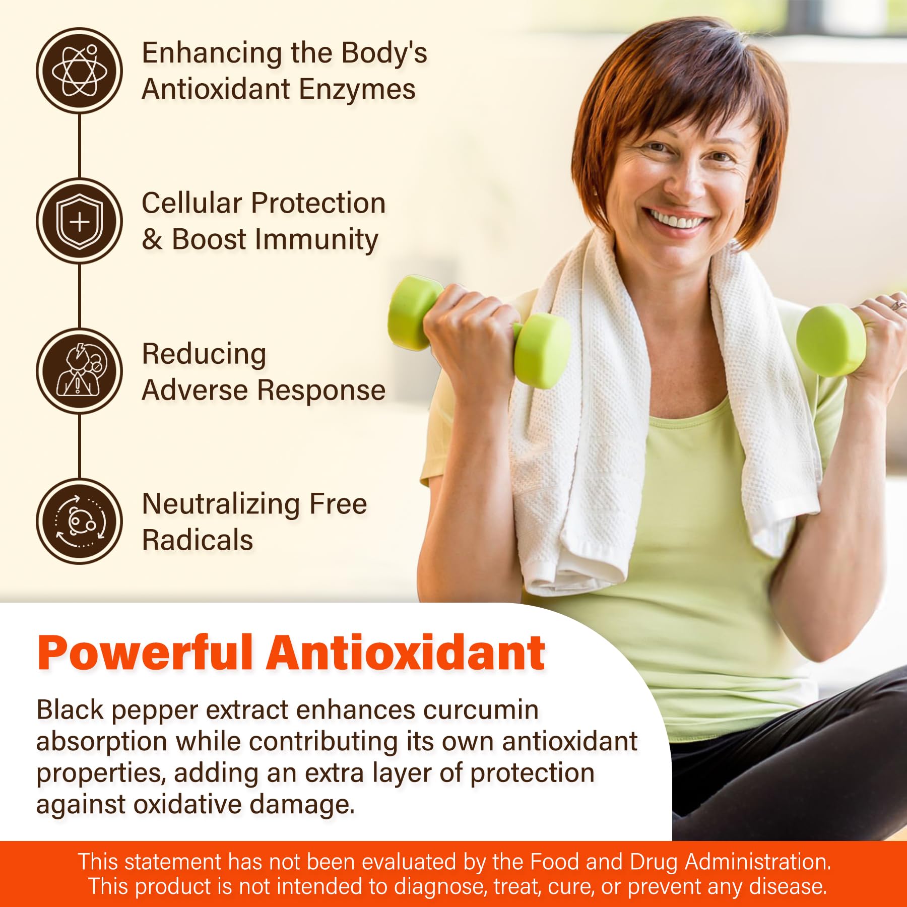 Turmeric Gummies 1000mg w/MCT Oil C8 C10, Organic Antioxidant, Turmeric Curcumin Supplement with Black Pepper Extract, Support Comfort, Boost Energy, Ultra Absorption, Sugar Free, 60 Cts - Image 3