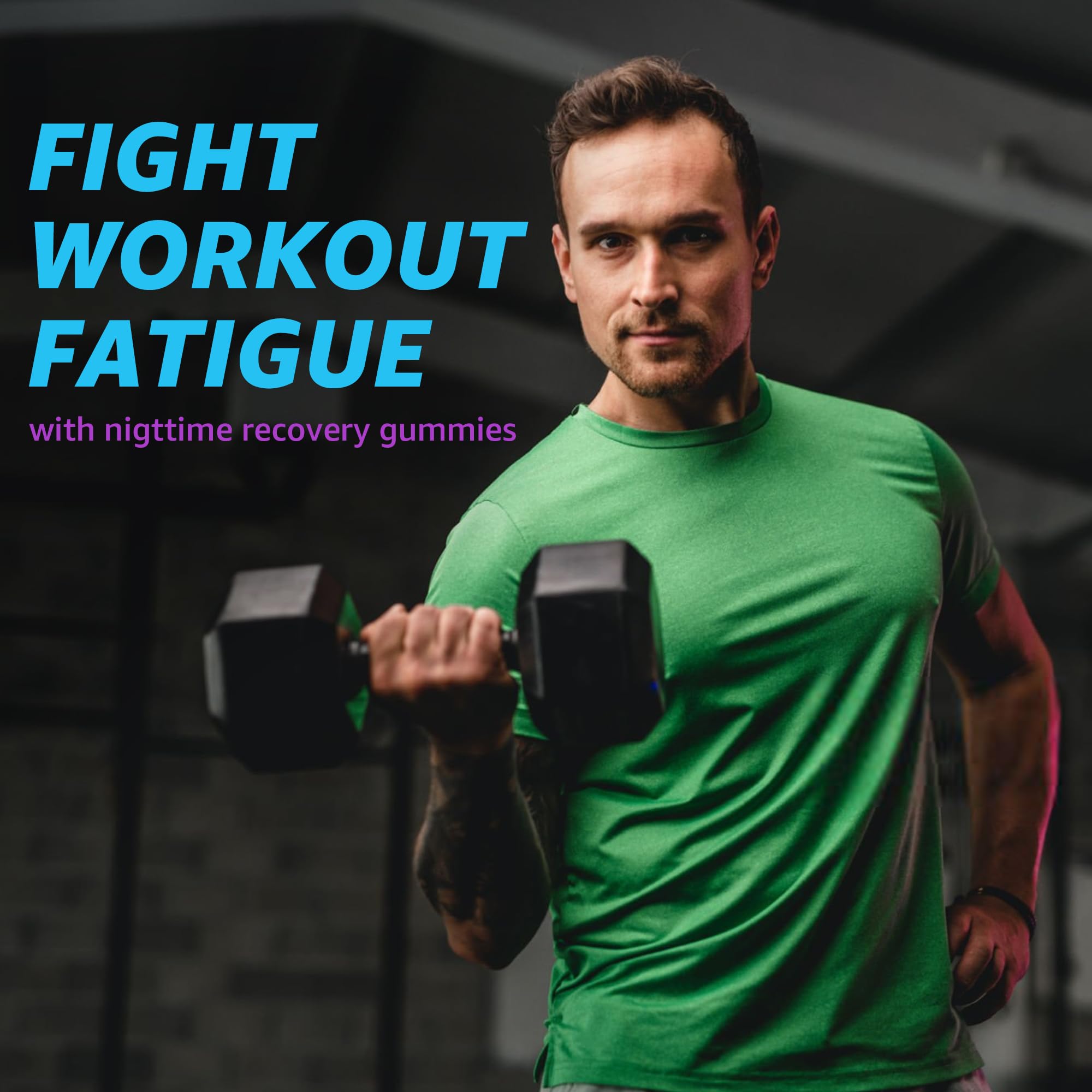 Zinc and Magnesium Supplement, Zinc Magnesium Aspartate Post Workout Gummies for Men Women, with Vitamin B6, B12, D3, Turmeric for Nighttime Recovery, Reduce Fatigue, Boost Immunity & Sleep, 120 Count - Image 7